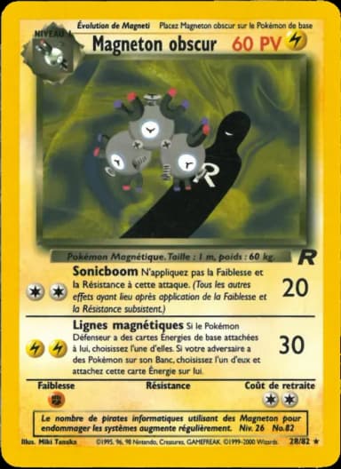 Carte Magneton obscur