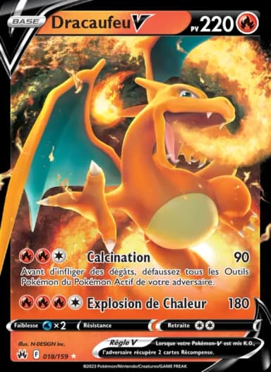 Carte Dracaufeu V