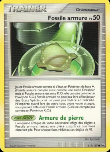 Carte Fossile armure