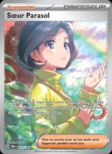 Carte Sœur Parasol