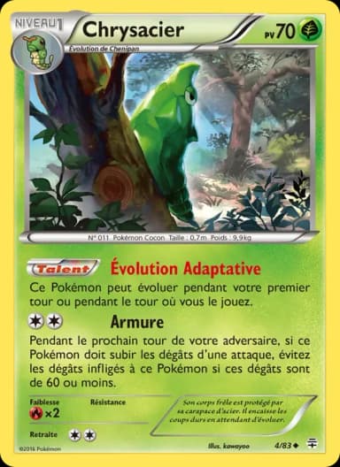 Carte Chrysacier