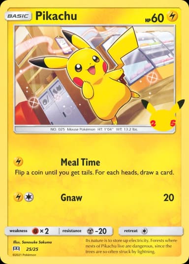 Carte Pikachu