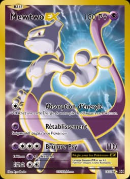 Carte Mewtwo EX