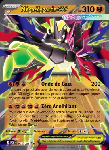 Carte Méga-Zygarde-ex