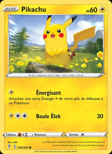Carte Pikachu