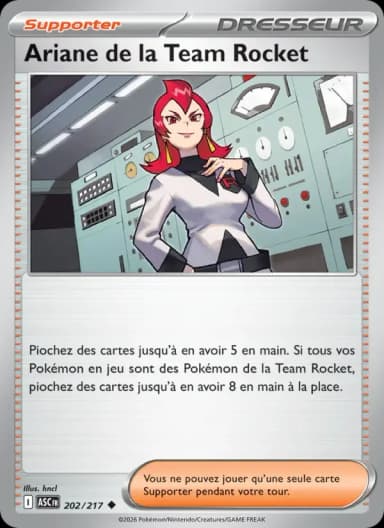 Carte Ariane de la Team Rocket