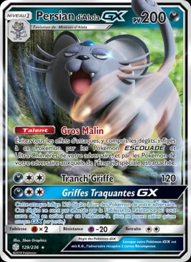 Carte Persian d’Alola GX
