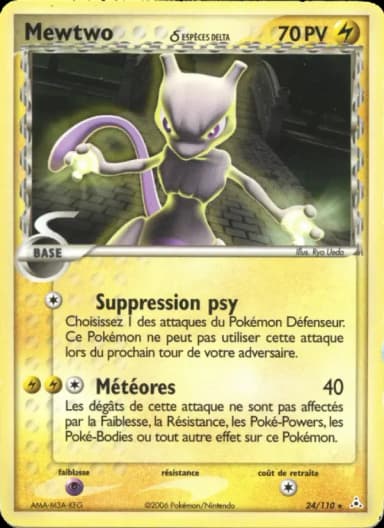 Carte Mewtwo δ