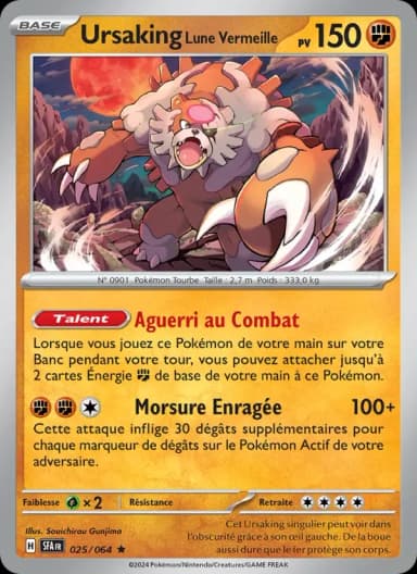 Carte Ursaking Lune Vermeille