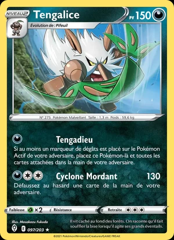 Carte Pokémon Tengalice — Évolution Céleste
