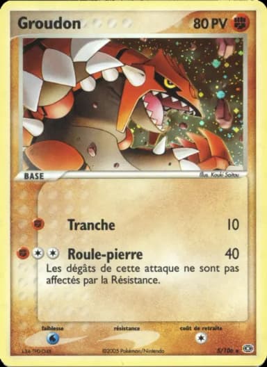 Carte Groudon