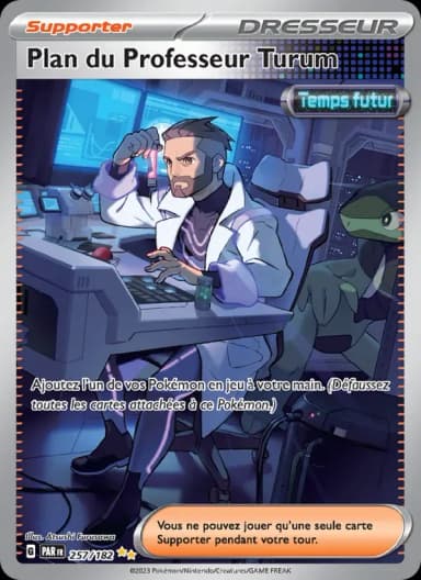 Carte Plan du Professeur Turum