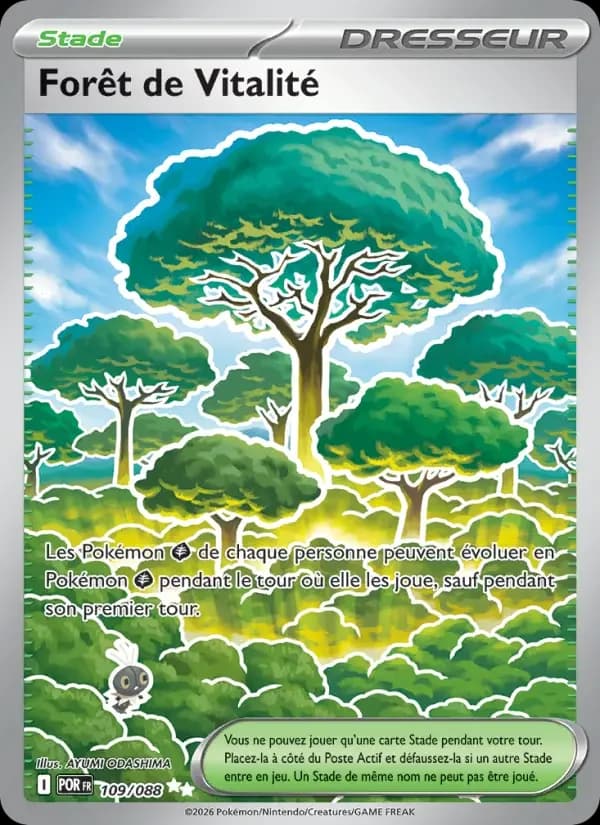 Carte Pokémon Forêt de Vitalité — Équilibre Parfait