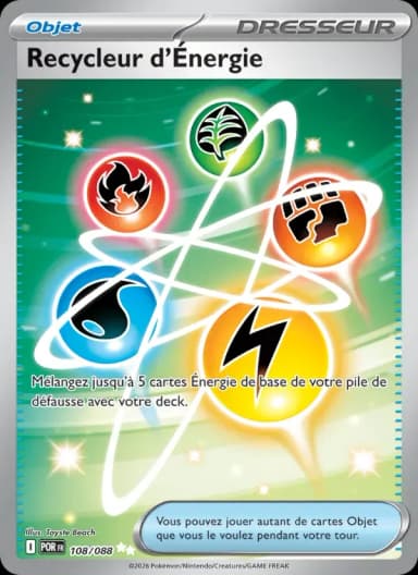 Carte Recycleur d'Énergie