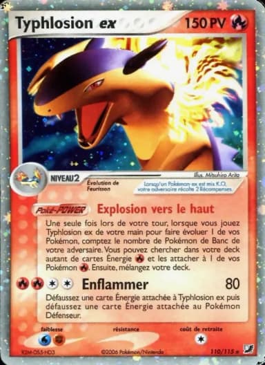 Carte Typhlosion ex