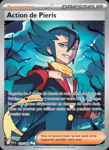 Carte Action de Pieris