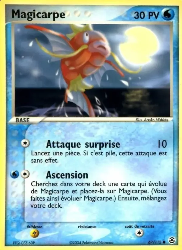 Carte Pokémon Magicarpe — Rouge Feu & Vert Feuille
