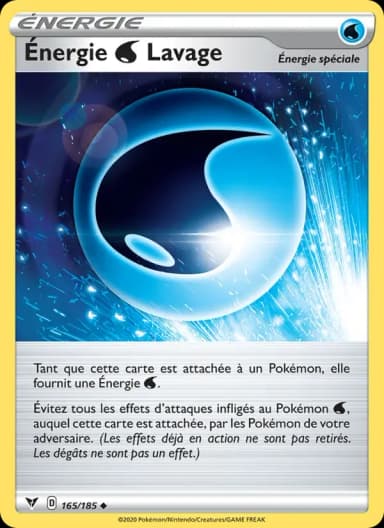 Carte Énergie Water Lavage