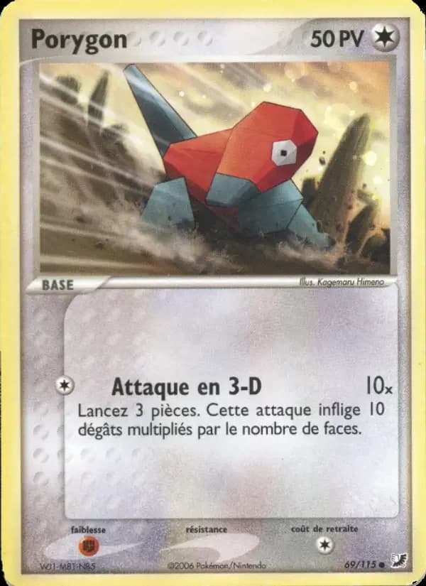Carte Pokémon Porygon — Forces Cachées