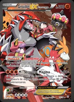 Carte Groudon-EX de la Team Magma