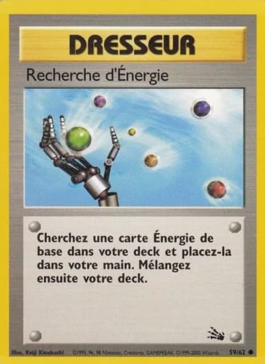 Carte Recherche d'Énergie