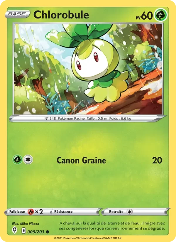 Carte Pokémon Chlorobule — Évolution Céleste