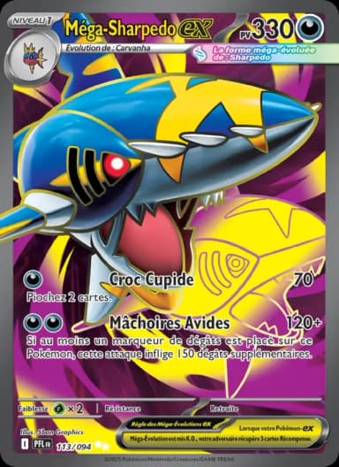 Carte Méga-Sharpedo-ex