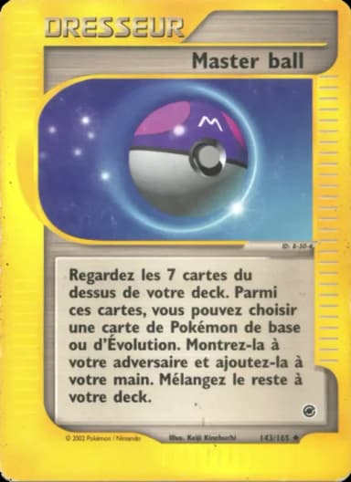 Carte Master ball