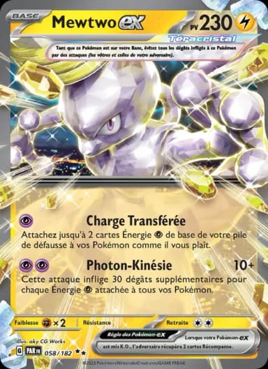 Carte Mewtwo-ex