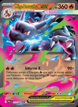 Carte Méga-Dracaufeu X-ex
