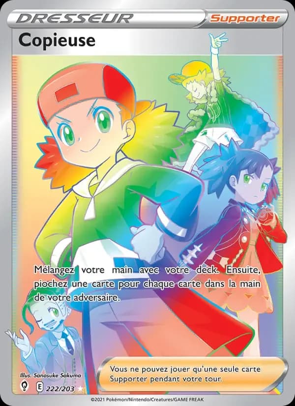Carte Pokémon Copieuse — Évolution Céleste