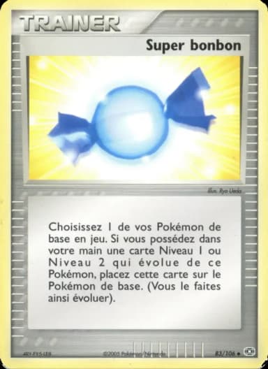 Carte Super bonbon