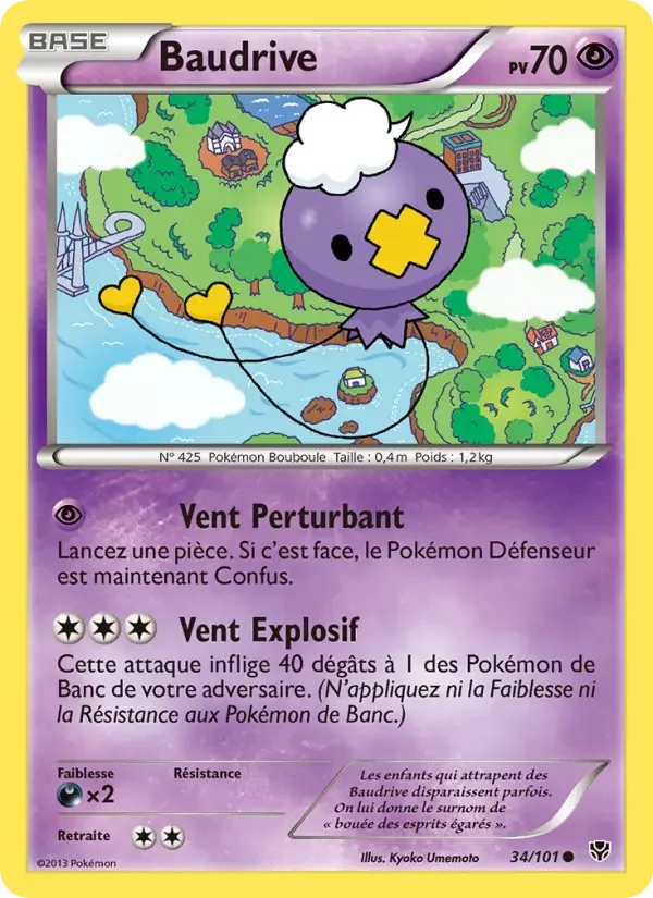 Carte Pokémon Baudrive — Explosion Plasma