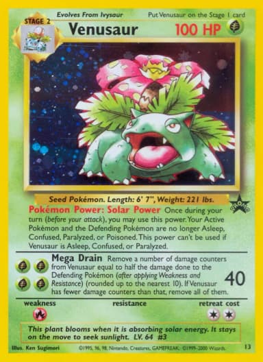 Carte Venusaur