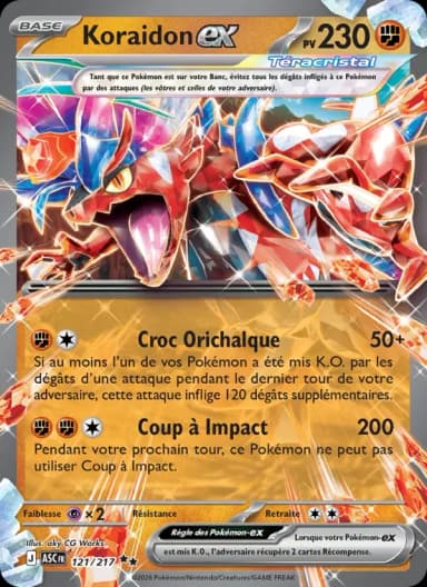 Carte Koraidon-ex