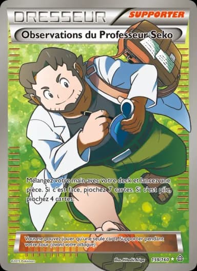 Carte Observations du Professeur Seko