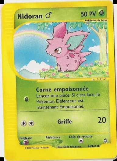 Carte Nidoran ♂