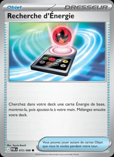 Carte Recherche d'Énergie