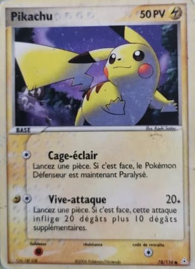 Carte Pikachu