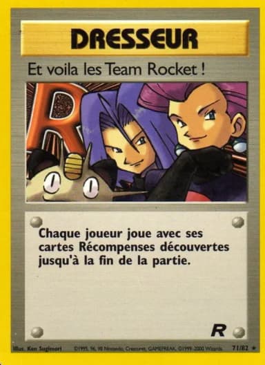 Carte Et voila les Team Rocket !