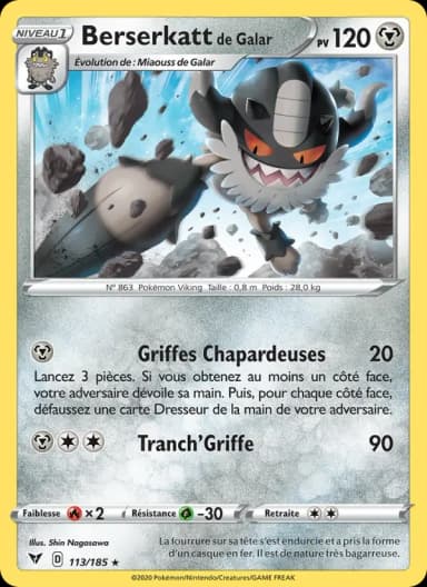 Carte Berserkatt de Galar