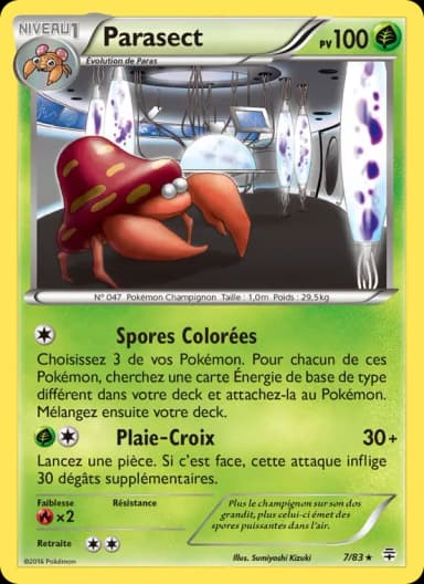 Carte Parasect