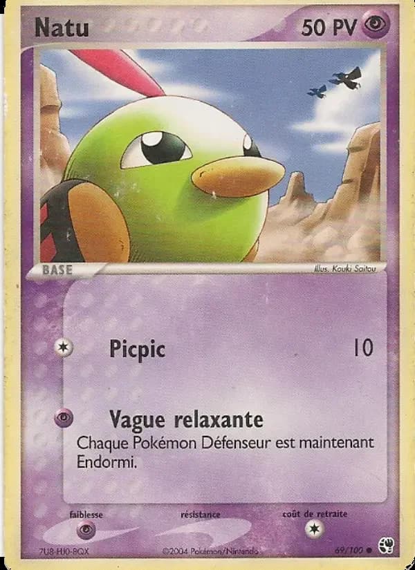 Carte Pokémon Natu — Tempête de Sable