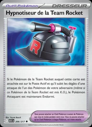 Carte Hypnotiseur de la Team Rocket