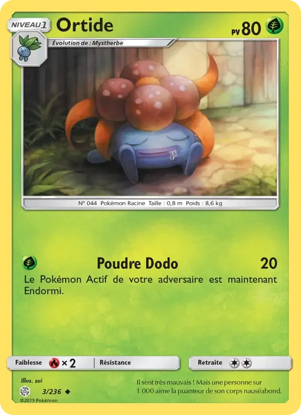 Carte Pokémon Ortide — Éclipse Cosmique