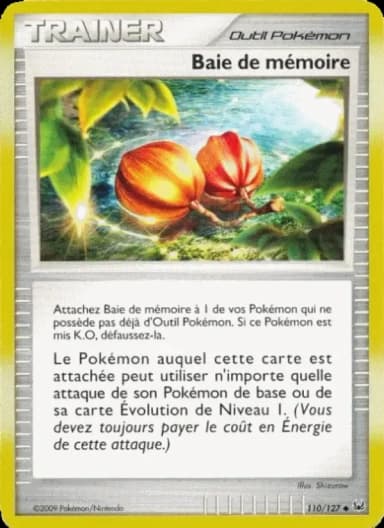 Carte Baie de mémoire