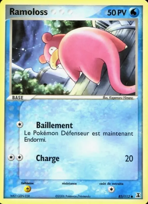 Carte Pokémon Ramoloss — Espèces Delta