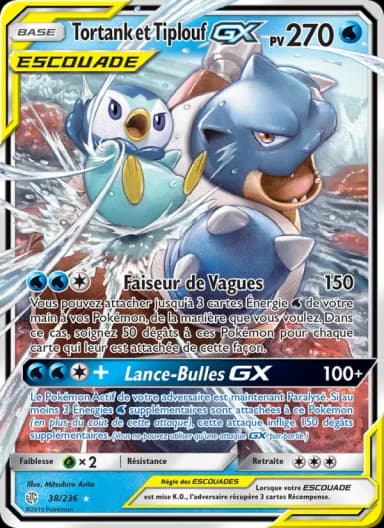 Carte Tortank et Tiplouf GX