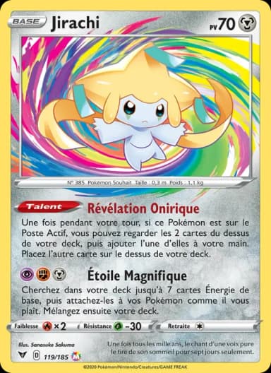 Carte Jirachi