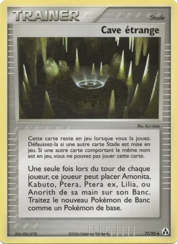 Carte Pokémon Cave étrange — Créateurs de Légendes